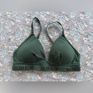 Calvin Klein Deep Green Bralette